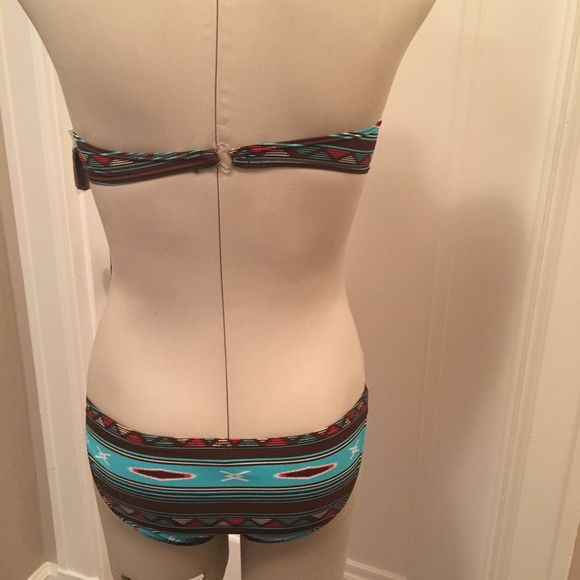 NWT Marci Brown Two piece Southwestern Bikini - Picture 3 of 6
